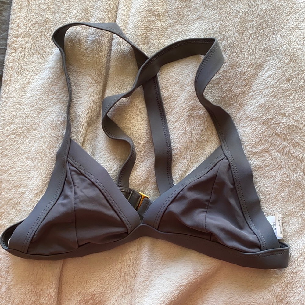 grey bikini top